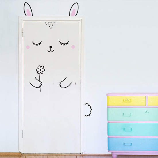 好治癒《門的貼紙》輕輕鬆鬆的就把門給變可愛了 好治癒《門的貼紙》輕輕鬆鬆的就把門給變可愛了