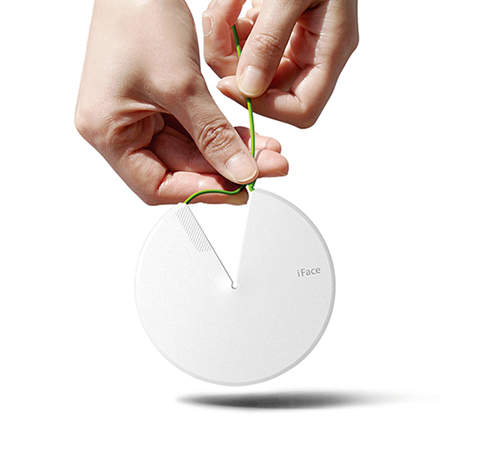 《LOTO 荷葉滑鼠》只要輕鬆一拉就可以開始使用