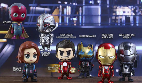 Hot Toys出品《Q版復仇者模型》大頭大眼睛豪可愛~ Hot Toys出品《Q版復仇者模型》大頭大眼睛豪可愛~