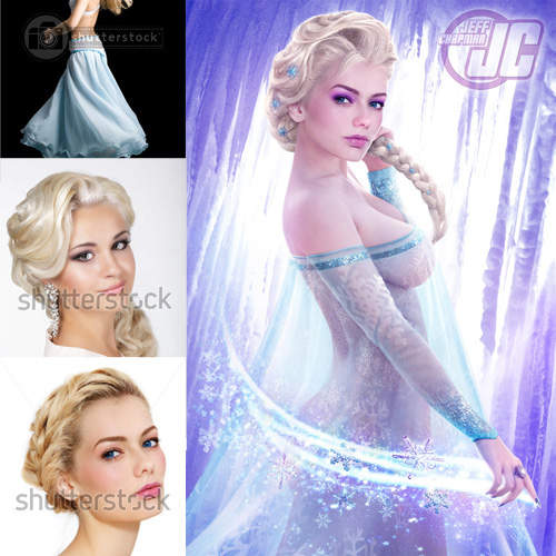 迪士尼公主《虛構的Cosplay海報》靠素材PS合成就可以達到如此神作 迪士尼公主《虛構的Cosplay海報》靠素材PS合成就可以達到如此神作