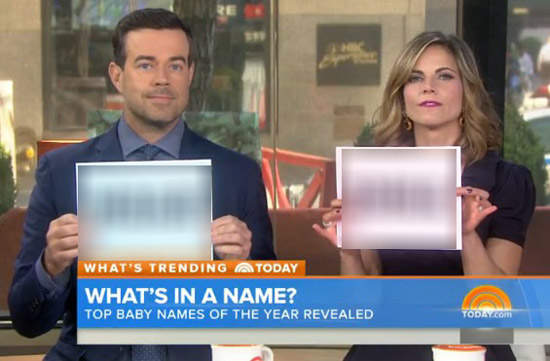 《美國2014最多人用的名字》怎麼這個名字又上榜了...