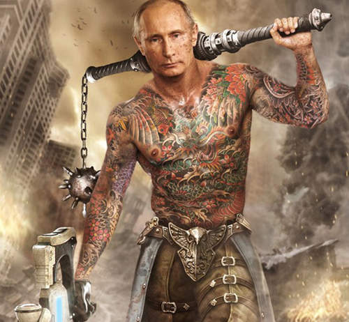 《PS大神的明星刺青照》紋身加下去更顯得煞氣