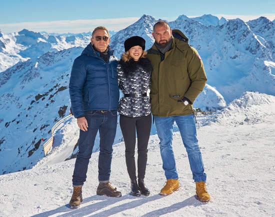 007第24集《Spectre》雪山片場 新龐德女郎與反派上工囉 007第24集《Spectre》雪山片場 新龐德女郎與反派上工囉