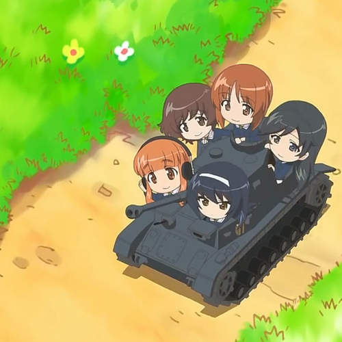 《少女與戰車搞怪商品》舊化金屬塗裝 重現度超高的戰車……花盆？