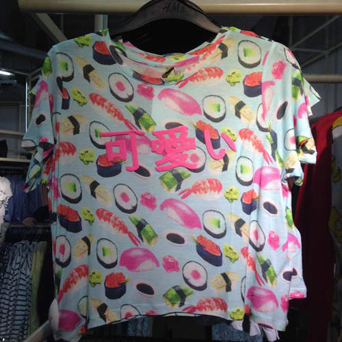 《H&M日文壽司T》讓日本網友傻眼的日式設計你敢穿嗎ww