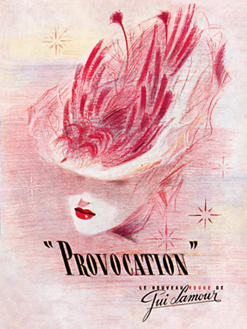《60年代的化妝品廣告海報》有點藝術又充滿想像空間 - 圖片3