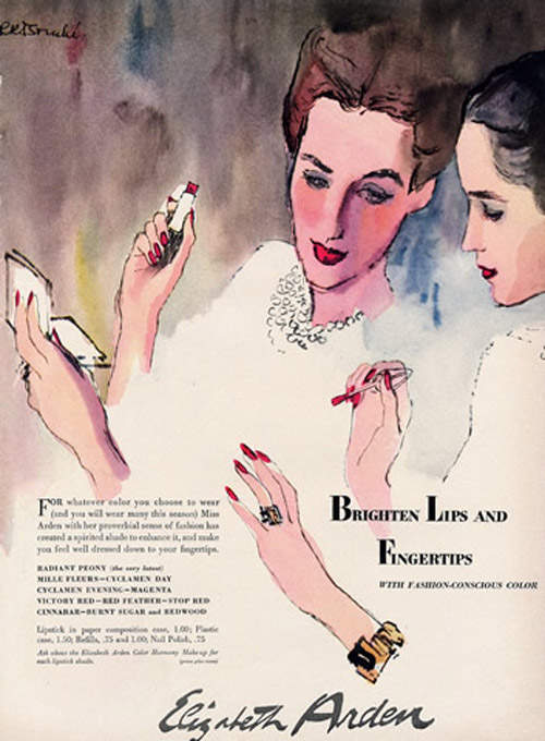 《60年代的化妝品廣告海報》有點藝術又充滿想像空間 - 圖片5