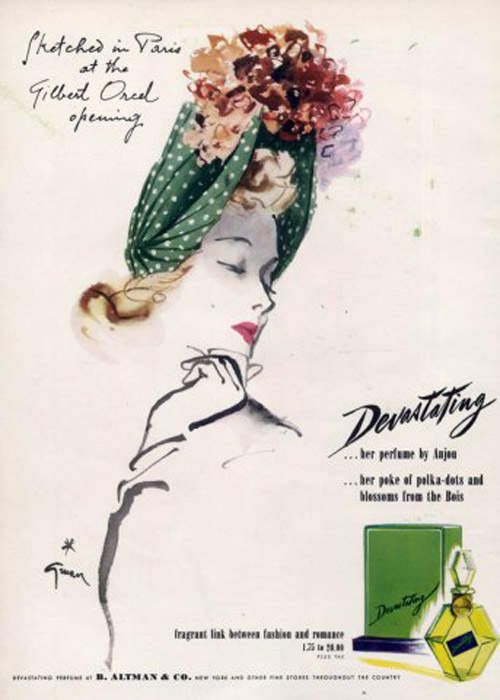 《60年代的化妝品廣告海報》有點藝術又充滿想像空間 - 圖片7