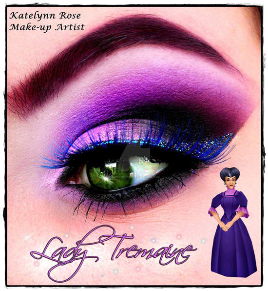 《迪士尼反派眼妝》覺得紅心皇后有個小愛心好可愛～