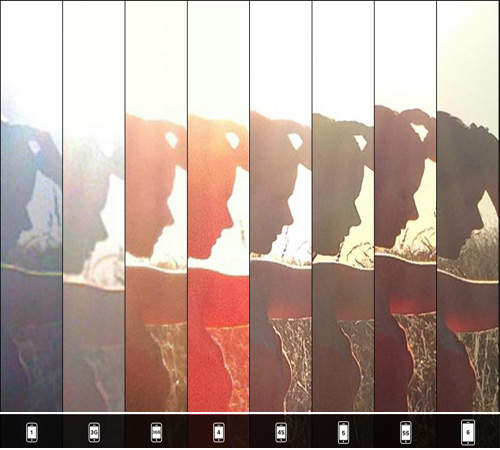 有趣的《歷代iPhone相機進化史》iPhone4的顏色怪怪