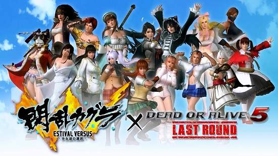 《DOA5LR x 閃亂神樂》當閃亂的爆衣系統碰上生死格鬥的柔膚引擎將會…？