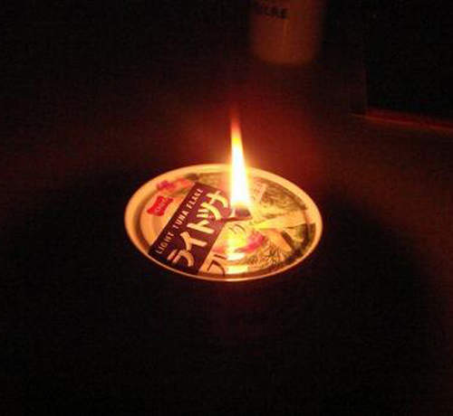 《生活宅偏方》有鮪魚罐頭蠟燭颱風來停電也不怕