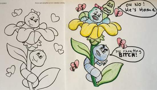 《成人向著色簿》為什麼上個色就變成抓小三了... 《成人向著色簿》為什麼上個色就變成抓小三了...