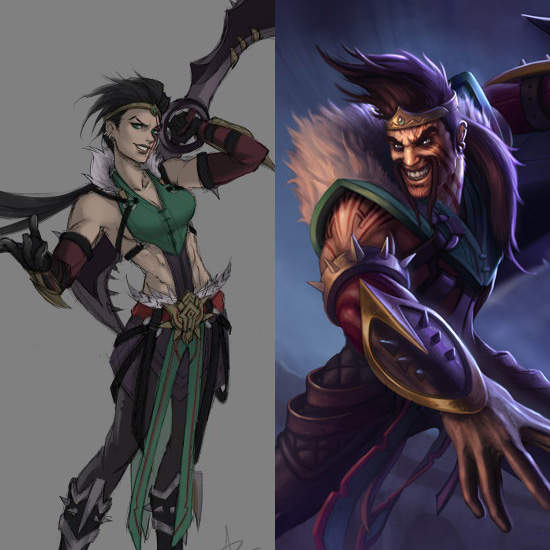 《英雄聯盟性轉》達瑞文性轉後居然比較不變態了XD