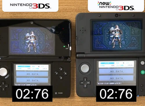 官方比較《新舊3DS跑魔物獵人X》任天堂認證的次等公民? 官方比較《新舊3DS跑魔物獵人X》任天堂認證的次等公民?
