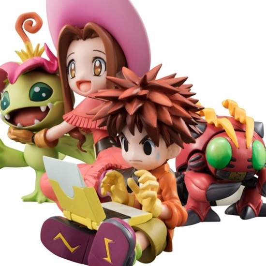 《數碼寶貝美美&巴魯獸、光子郎&甲蟲獸模型》在無限大的夢想後… 《數碼寶貝美美&巴魯獸、光子郎&甲蟲獸模型》在無限大的夢想後…