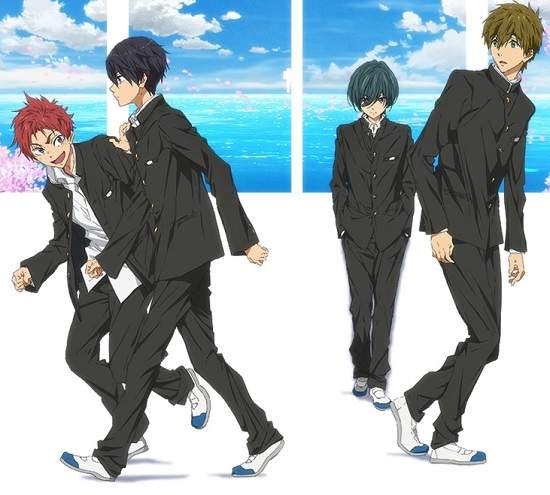 《Free！劇場版特報》幼齒國中生聲線萌萌的٩(｡・ω・｡)﻿و