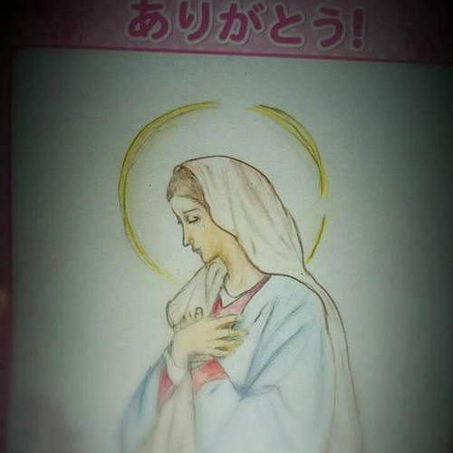 慣例的《母親節畫像展》今年竟然連聖母瑪利亞也...(淚笑) 慣例的《母親節畫像展》今年竟然連聖母瑪利亞也...(淚笑)