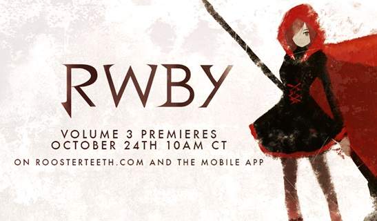 電視動畫《RWBY》第三季登場 4人小組的奇幻冒險再度啟程