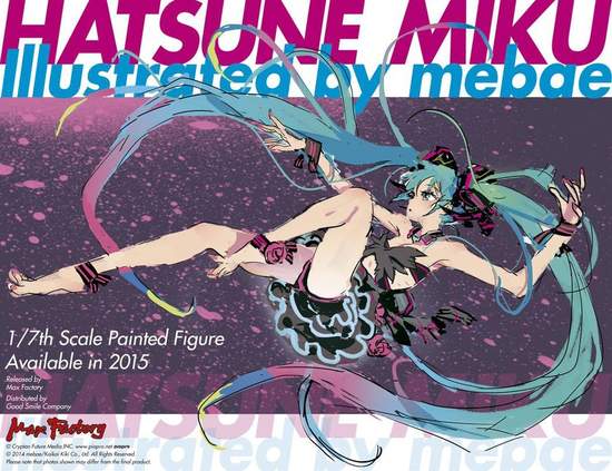 模型《初音未來mebae ver.》色彩繽紛的造型讓人眼睛一亮 模型《初音未來mebae ver.》色彩繽紛的造型讓人眼睛一亮