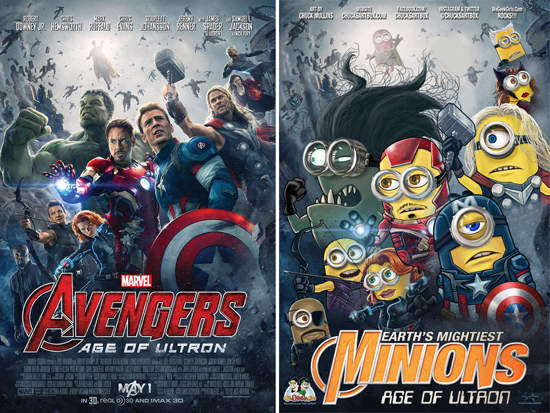 混合創作《復仇小小兵聯盟》給他們演好像也滿好玩的 混合創作《復仇小小兵聯盟》給他們演好像也滿好玩的