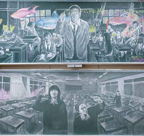 《黑板畫甲子園大賽》50件超驚人作品結果揭曉