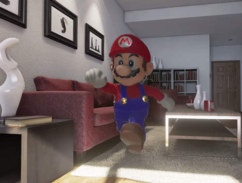 虛幻引擎4打造《超級瑪利歐64》感覺畫風不太一樣啊...