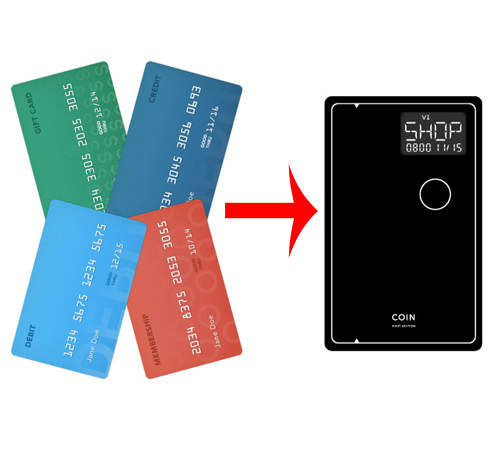 《COIN 智慧通用卡》一卡存入所有的信用卡提款卡會員卡