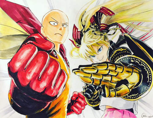 美術學生的《一拳超人立體壁畫》這就是日式超人的魄力？