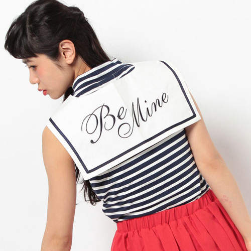 《水手領穿搭》無論任何衣服都能瞬間變身水手服♥