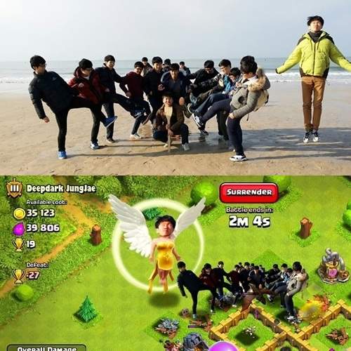 千萬別《請高手幫我PS》因為出來的不見得是好照阿ＸＤ