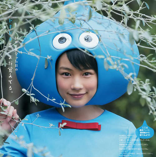 《能年玲奈的寫真夜現場》慶祝下載破千萬又來Cos史萊姆啦♥♥♥