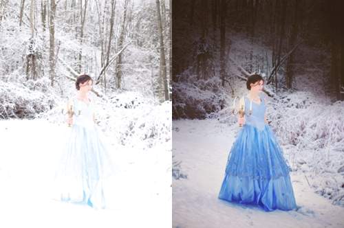 《婚紗照的修圖前後》這年頭沒有PS就沒有夢想中的婚紗照阿 《婚紗照的修圖前後》這年頭沒有PS就沒有夢想中的婚紗照阿