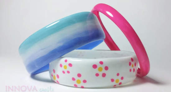 《自製手環》還可以自己配上喜歡的花色喔 《自製手環》還可以自己配上喜歡的花色喔