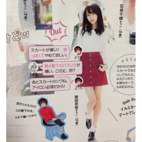 日雜《女生的NG約會穿搭》男模超毒舌評論引發爭議 日雜《女生的NG約會穿搭》男模超毒舌評論引發爭議