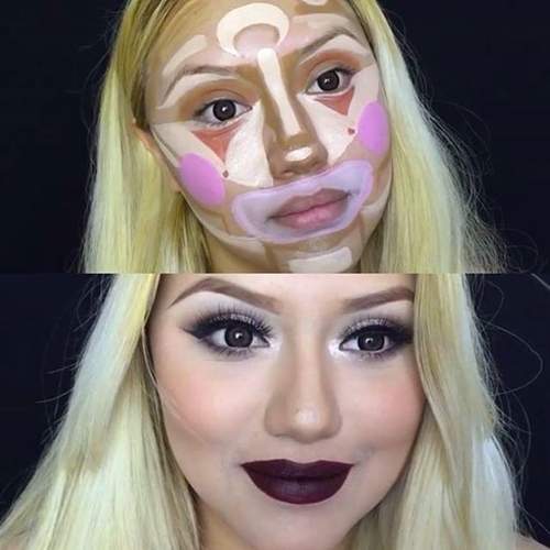 最新款整形級彩妝《小丑妝》網友親自示範發現.....尼騙人QAQ