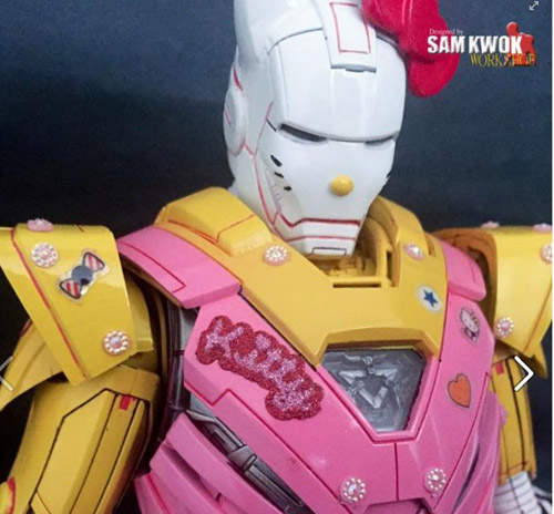 《凱蒂貓鋼鐵人》Samkwok workshop客製化作品每一隻都超有型