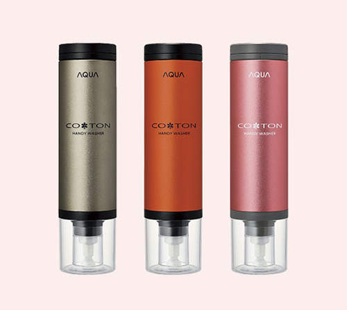 《AQUA Coton 掌上型洗衣機》這不是頭髮用的造型幕斯嗎