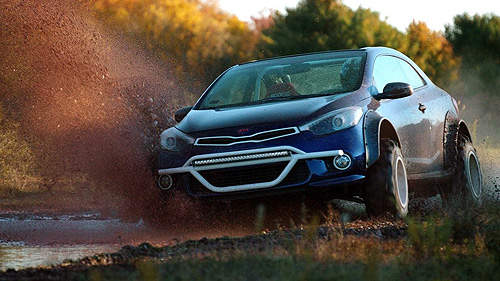 《Kia Forte Koup Mud Bogger》一種想把車車弄髒的概念 《Kia Forte Koup Mud Bogger》一種想把車車弄髒的概念