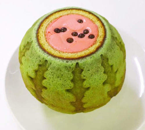 日本大人氣《西瓜年輪蛋糕》快來看令人瘋狂的剖面圖