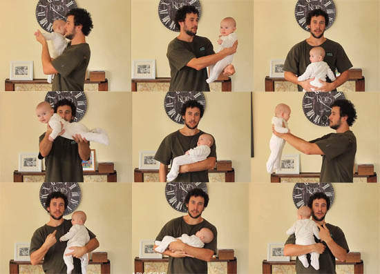 老爸天才發明《17種嬰兒抱法》後面那些還是不要學比較好...