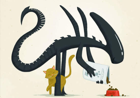 《隔壁的異形》最討厭貓的異形竟然還養貓!?www 《隔壁的異形》最討厭貓的異形竟然還養貓!?www