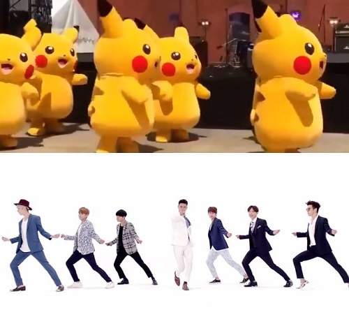 萌度爆表《皮卡丘跳Devil舞蹈》Super Junior天王地位不保啦♥ 萌度爆表《皮卡丘跳Devil舞蹈》Super Junior天王地位不保啦♥