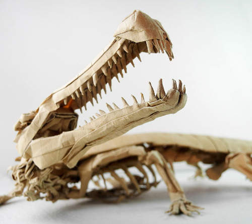 《越南摺紙達人》做出來的恐龍又像又逼真 《越南摺紙達人》做出來的恐龍又像又逼真