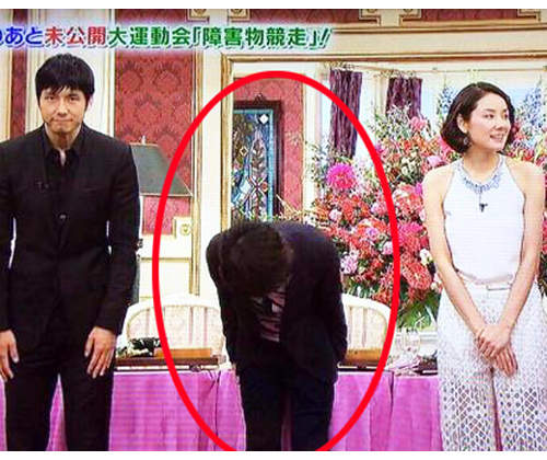 《神木隆之介深過頭的鞠躬禮》一不小心就從畫面消失啦wwww