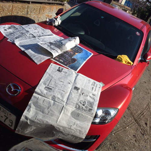 車迷大學生《保養愛車的神發明》但是老天不給面子變成悲劇…… 車迷大學生《保養愛車的神發明》但是老天不給面子變成悲劇……