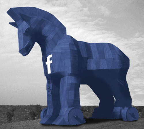 注意《Facebook 特洛伊木馬病毒》讓人開心的東西不要亂按