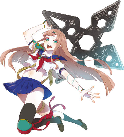 《萬用型手裏劍》可以當尺也可以開罐 還可以暗殺數學老師……