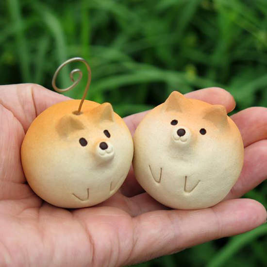 超治癒的《柴犬小物》最後的留言夾超可愛的～