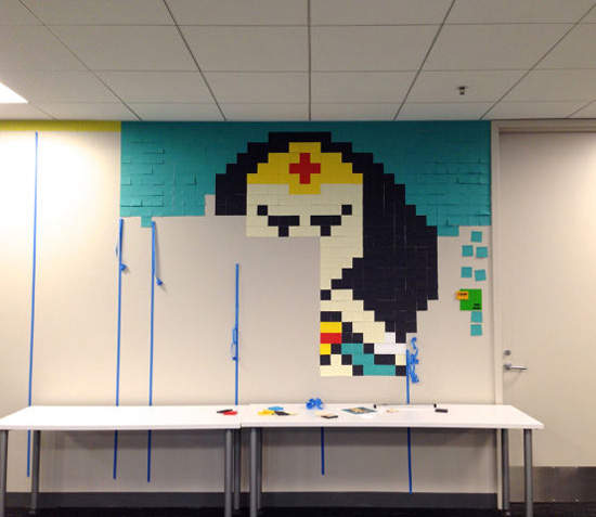 《便利貼超級英雄》8000張便利貼展現出的成果是? 《便利貼超級英雄》8000張便利貼展現出的成果是?